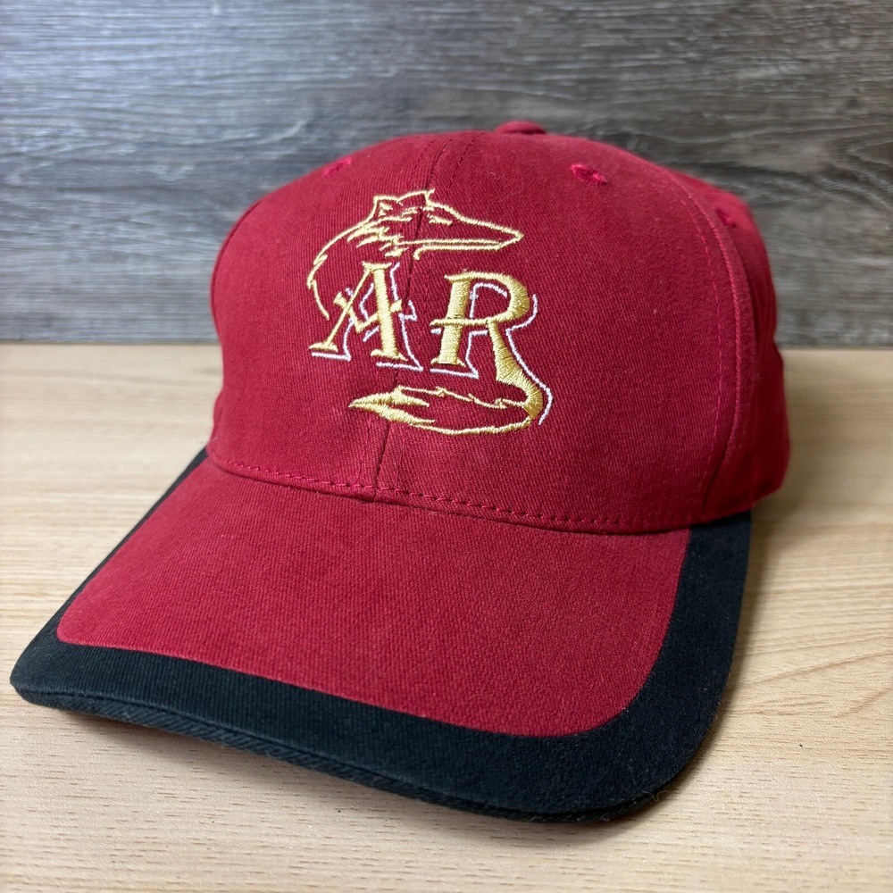 AR Hat‎ Cap Strap Back Red Logo Adjustable